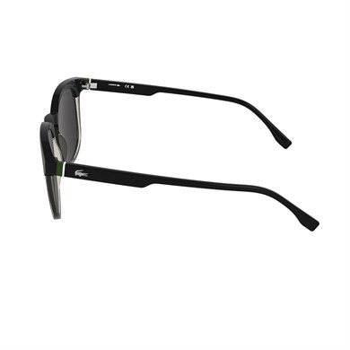 Lacoste L 6073S 001 52 Erkek Oval Siyah Kemik Güneş Gözlüğü