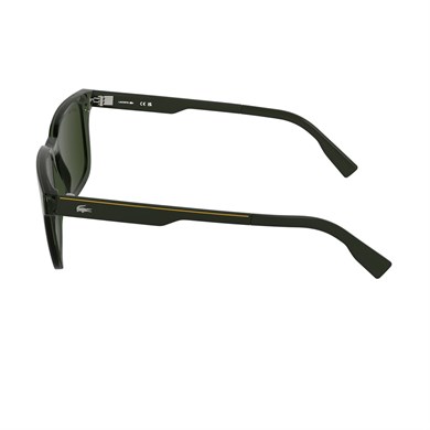 Lacoste L 6077S 301 55 Unisex Dikdörtgen Yeşil Kemik Güneş Gözlüğü