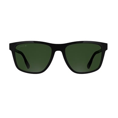 Lacoste L 6078S 001 56 Unisex Dikdörtgen Siyah Kemik Güneş Gözlüğü