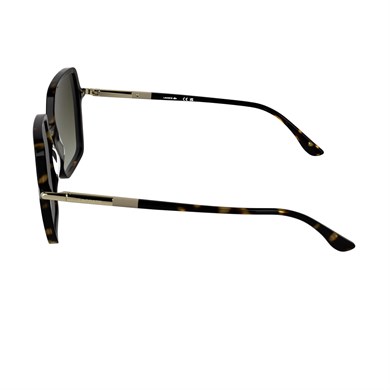 Lacoste L 6079S 230 57 Kadın Geometrik Kırçıllı Kahverengi Kemik Güneş Gözlüğü
