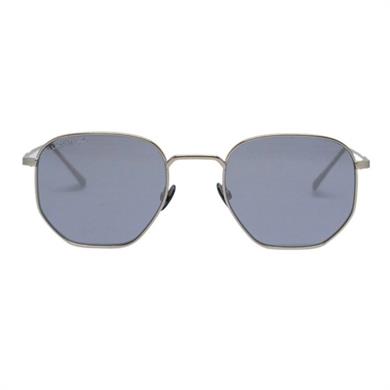 Lacoste L 198S 033 51 Unisex  Geometrik Gri Metal Güneş Gözlüğü