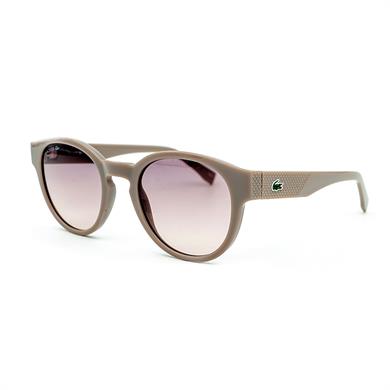 Lacoste L 6000S 038 51 Unisex Oval Bej Kemik Güneş Gözlüğü
