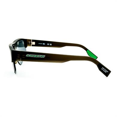 Lacoste L 6003S 022 62 Erkek Geometrik Aynalı Siyah Kemik Güneş Gözlüğü