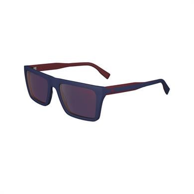 Lacoste L 6009S 424 56 Unisex Dikdörtgen Mavi Kemik Güneş Gözlüğü