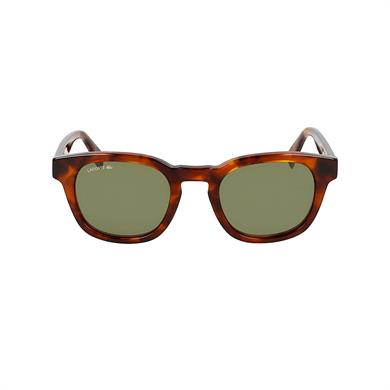 Lacoste L 6015S 218 49 Unisex Dikdörtgen Kırçıllı Kahverengi Kemik Güneş Gözlüğü