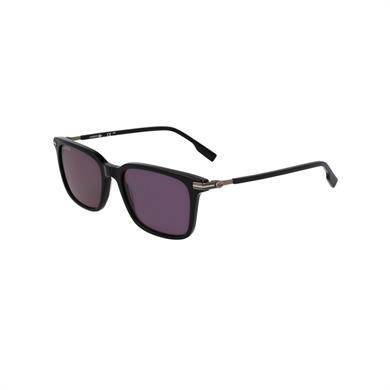 Lacoste L6035S 001 53 Erkek Oval Siyah Kemik Güneş Gözlüğü