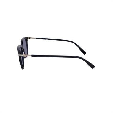 Lacoste L6035S 410 53 Erkek Oval Siyah Kemik Güneş Gözlüğü