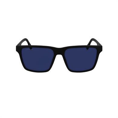 Lacoste L6039S 002 57 Erkek Kare Siyah Kemik Güneş Gözlüğü