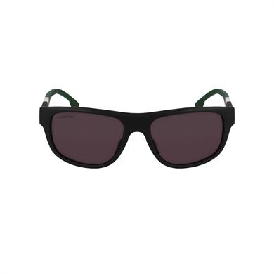Lacoste L6042S 002 55 Erkek Dikdörtgen Siyah Kemik Güneş Gözlüğü