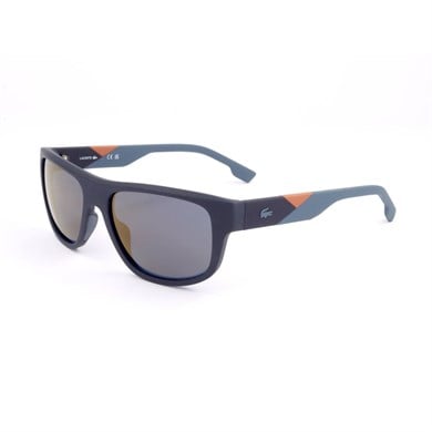 Lacoste L6042S 424 52 Erkek Dikdörtgen Mavi Kemik Güneş Gözlüğü