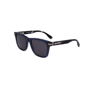 Lacoste L6045S 410 54 Erkek Dikdörtgen Şeffaf Mavi Kemik Güneş Gözlüğü