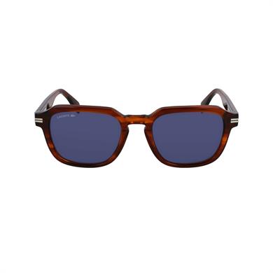 Lacoste L6046S 210 52 Erkek Kare Kırçıllı Kahverengi Kemik Güneş Gözlüğü