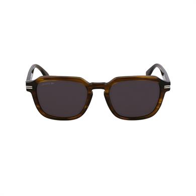 Lacoste L6046S 275 52 Erkek Kare Kırçıllı Kahverengi Kemik Güneş Gözlüğü
