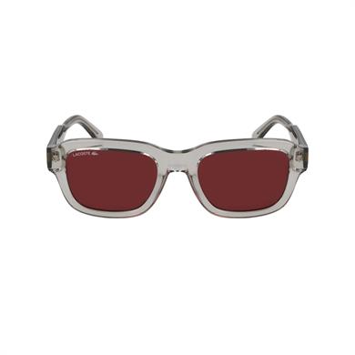 Lacoste L6048S 038 51 Unisex Kare Şeffaf Kemik Güneş Gözlüğü