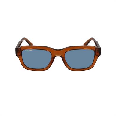 Lacoste L6048S 210 51 Unisex Kare Şeffaf Kahverengi Kemik Güneş Gözlüğü