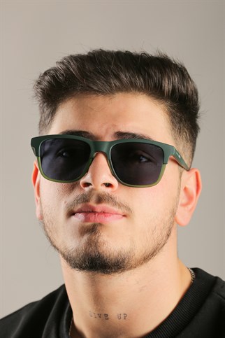 Lacoste L 607SND 315 54 Erkek Dikdörtgen Yeşil Kemik Güneş Gözlüğü