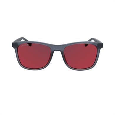 Lacoste L860SE 035 56 Erkek Kare Gri Kemik Güneş Gözlüğü