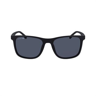 Lacoste L882S 001 55  Erkek Kare Siyah Kemik Güneş Gözlüğü