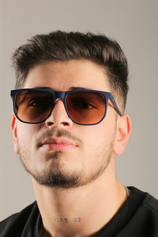 Lacoste L 922S 424 Erkek Dikdörtgen Lacivert Kemik Güneş Gözlüğü