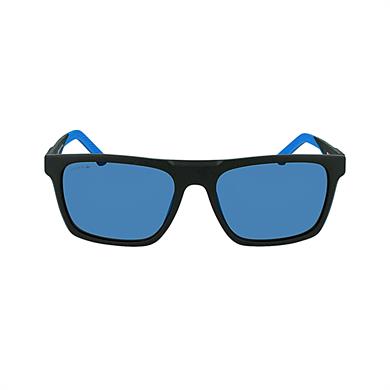 Lacoste L 957S 002 56 Erkek Dikdörtgen Siyah Kemik Güneş Gözlüğü