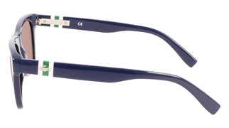 Lacoste L 978S 400 52 Erkek  Dikdörtgen Mavi Kemik Güneş Gözlüğü