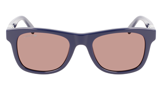 Lacoste L 978S 400 52 Erkek  Dikdörtgen Mavi Kemik Güneş Gözlüğü