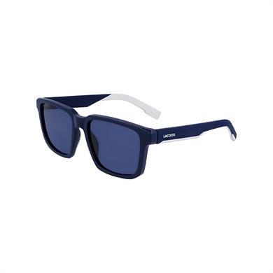 Lacoste L 999S 401 55 Unisex Dikdörtgen Mavi Kemik Güneş Gözlüğü