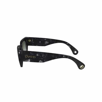 Lanvin Lnv 670s 009 51 Kadın Oval Füme Kemik Güneş Gözlüğü