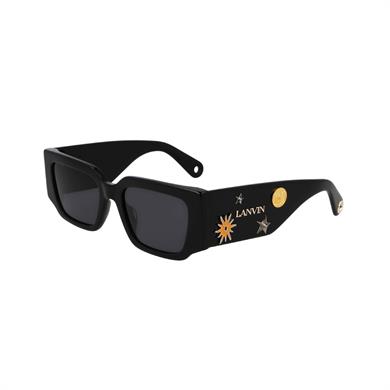 Lanvin Lnv 673 001 52 Kadın Kare Füme Kemik Güneş Gözlüğü