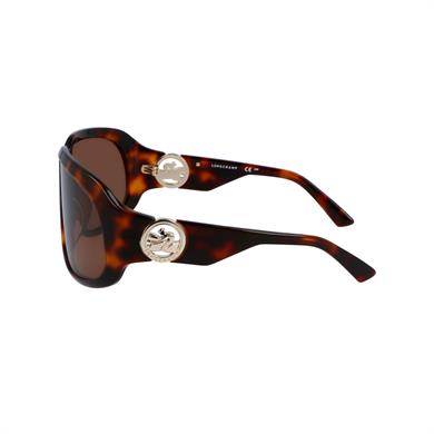 Longchamp LO736S 230 67 Kadın Kırçıllı Kahverengi Kemik Güneş Gözlüğü