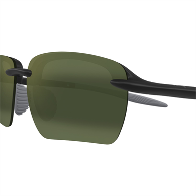 Maui Jim MJ 0337SA 00102 60 Erkek Polarize Dikdörtgen Siyah Kemik Güneş Gözlüğü