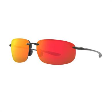 Maui Jim MJ 0456S 005 68 Aynalı Erkek Yastık Siyah Metal Güneş Gözlüğü