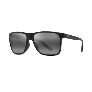 Maui Jim MJ 0603S 003 02 59 Polarize Unisex Dikdörtgen Siyah Kemik Güneş Gözlüğü