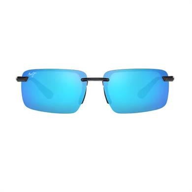 Maui Jim MJ 0626S 003 02 61 Polarize Unisex Dikdörtgen Füme Kemik Güneş Gözlüğü