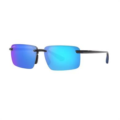 Maui Jim MJ 0626S 003 02 61 Polarize Unisex Dikdörtgen Füme Kemik Güneş Gözlüğü