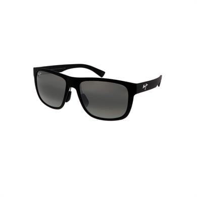 Maui Jim MJ 0670S 001 02 57 Polarize Erkek Kare Siyah Kemik Güneş Gözlüğü