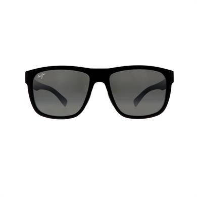 Maui Jim MJ 0670S 001 02 57 Polarize Erkek Kare Siyah Kemik Güneş Gözlüğü