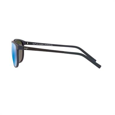 Maui Jim MJ 0811S 002 58 Polarize Erkek Oval Siyah Kemik Güneş Gözlüğü