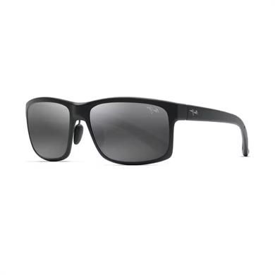 Maui Jim MJ0439S 001(2M) 58 Polarize Erkek Dikdörtgen Siyah Kemik Güneş Gözlüğü