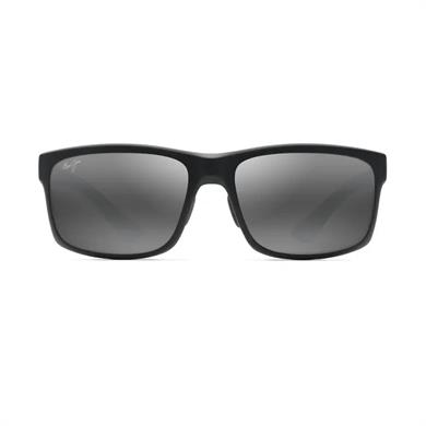 Maui Jim MJ0439S 001(2M) 58 Polarize Erkek Dikdörtgen Siyah Kemik Güneş Gözlüğü