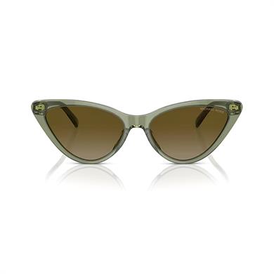 Michael Kors MK 2195U 394413 56 Harbour Island Kadın Cat Eye Şeffaf Yeşil Kemik Güneş Gözlüğü