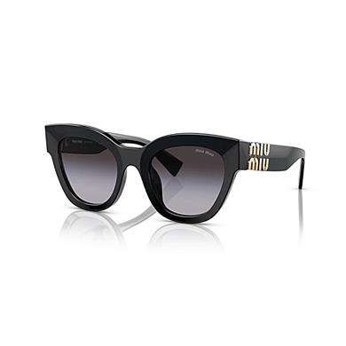 Miu Miu 01YS 1AB5D1 51 Kadın Siyah Cat Eye Kemik Güneş Gözlüğü