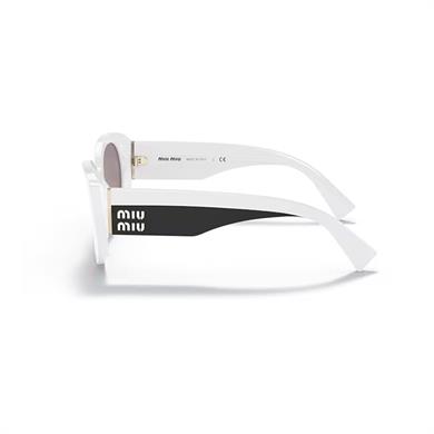Miu Miu 03WS 05X05P 53 Kadın Çekik Beyaz Kemik Güneş Gözlüğü