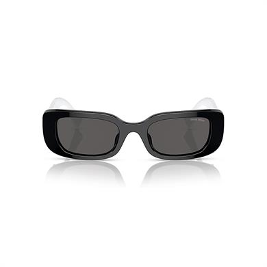 Miu Miu 08YS 1AB5S0 51 Kadın Dikdörtgen Siyah Kemik Güneş Gözlüğü