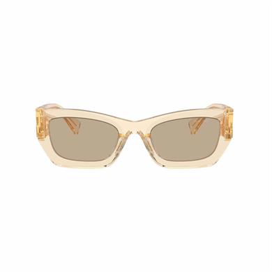 Miu Miu 09WS 11T40F 53 Kadın Cat Eye Şeffaf Sarı Kemik Güneş Gözlüğü