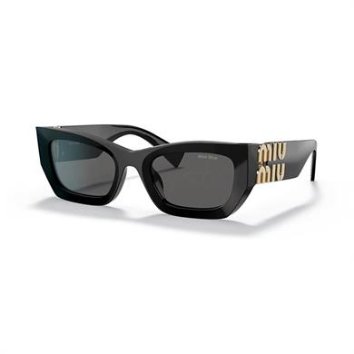 MIU MIU 09WS 1AB5S0 53 Kadın Cat Eye Siyah Kemik Güneş Gözlüğü