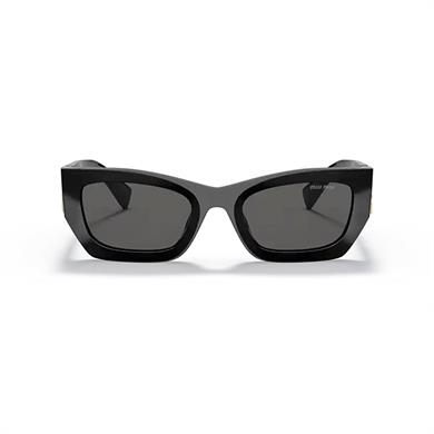 MIU MIU 09WS 1AB5S0 53 Kadın Cat Eye Siyah Kemik Güneş Gözlüğü