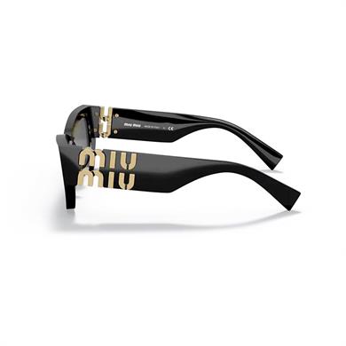 MIU MIU 09WS 1AB5S0 53 Kadın Cat Eye Siyah Kemik Güneş Gözlüğü