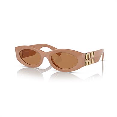 Miu Miu 11WS 14H2Z1 54 Kadın Oval Pudra Kemik Güneş Gözlüğü