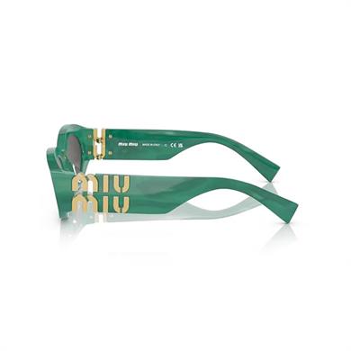 MIU MIU 11WS 15H5S0 54 Kadın Oval Yeşil Kemik Güneş Gözlüğü